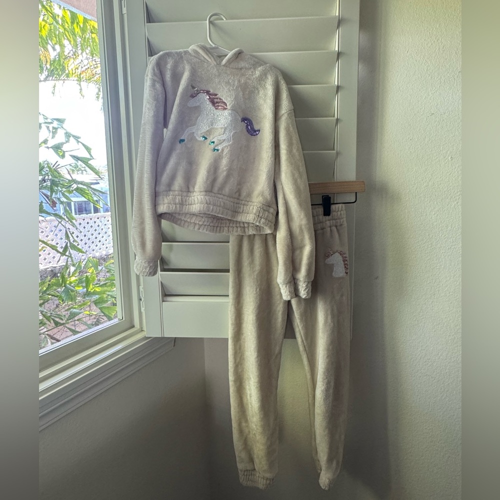 Cozy Unicorn Kids Sweatpants Set